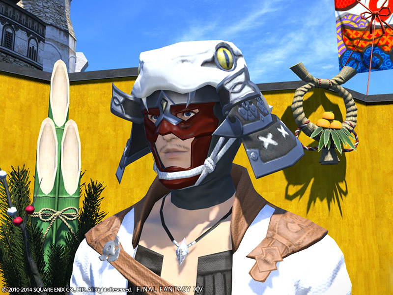 銀箔靈蛇武士盔