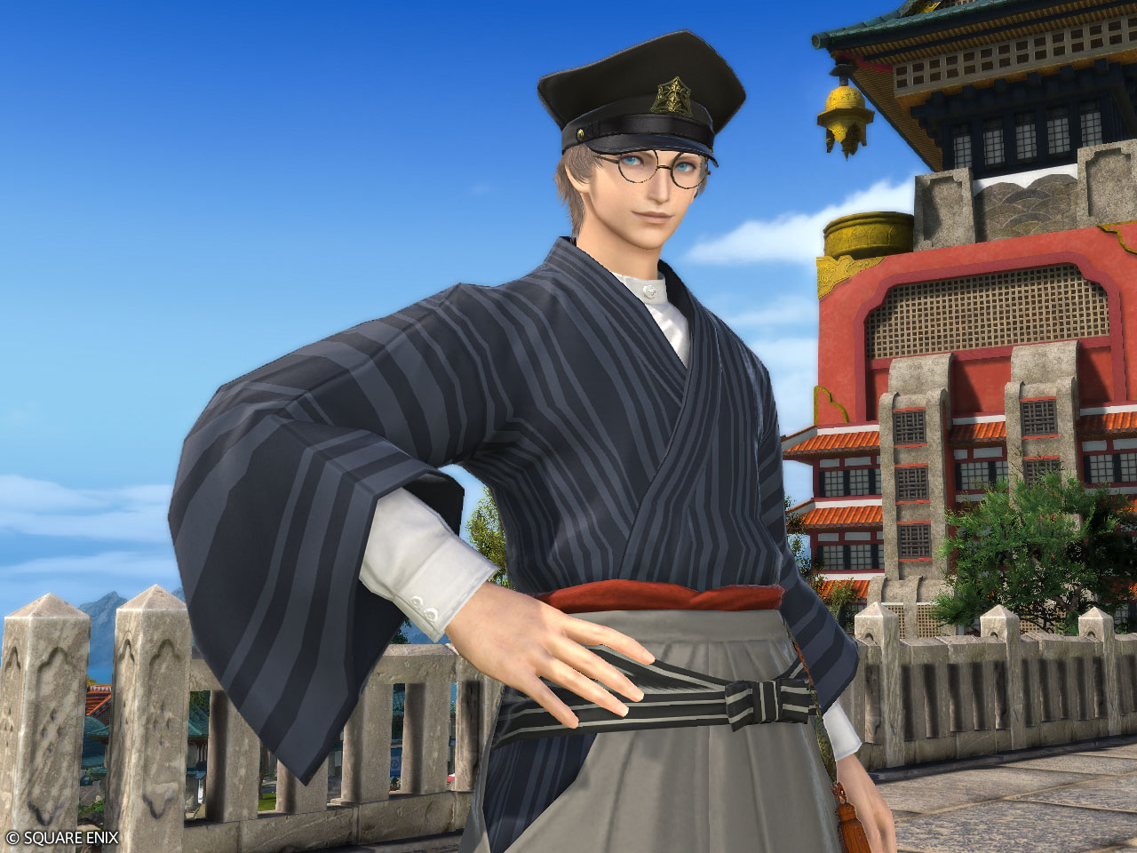 東方書生套裝(男性角色限定)