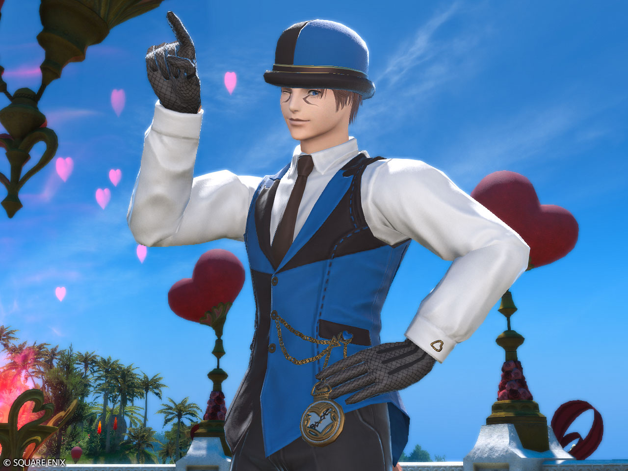 勿忘草戀人套裝(褲裝版)