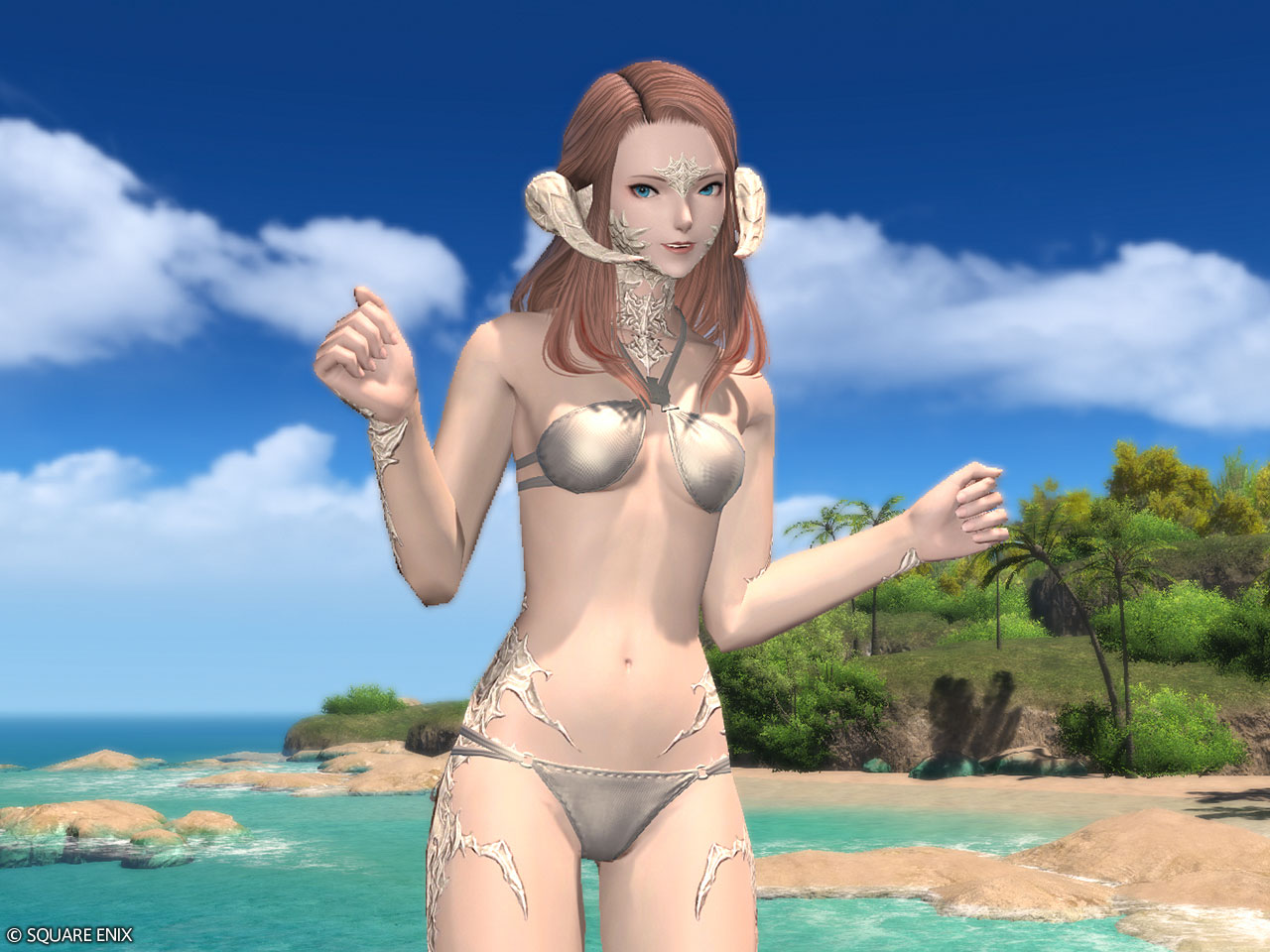 銀月女式夏裝(女性角色限定)