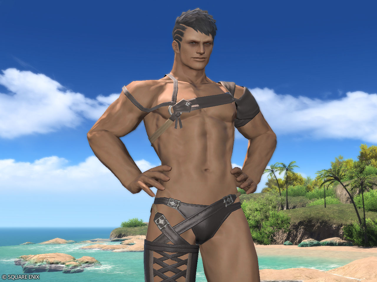 夜暮男式夏裝(男性角色限定)