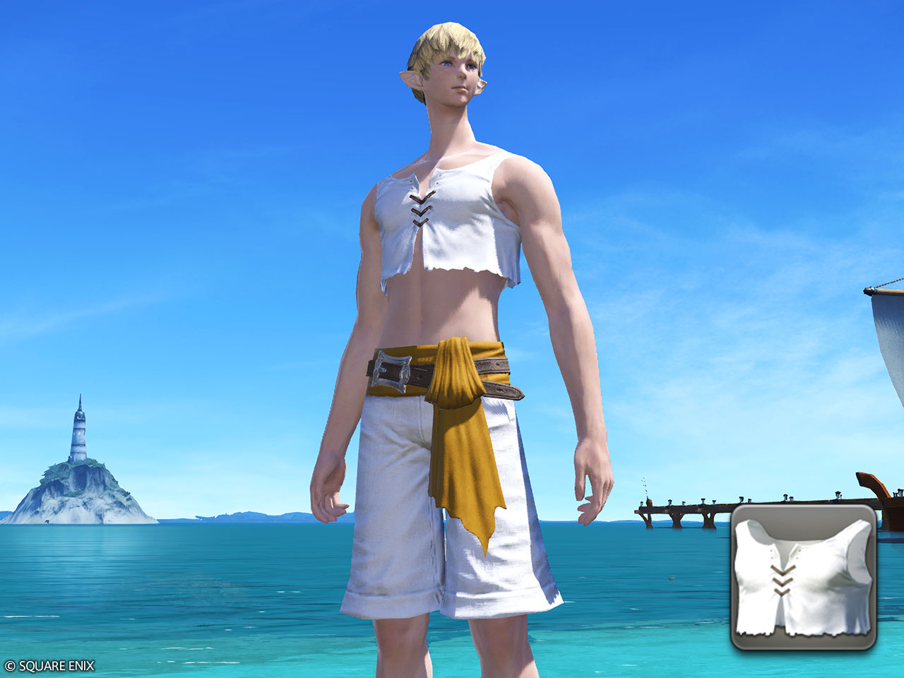 南海男式坎肩(男性角色限定)