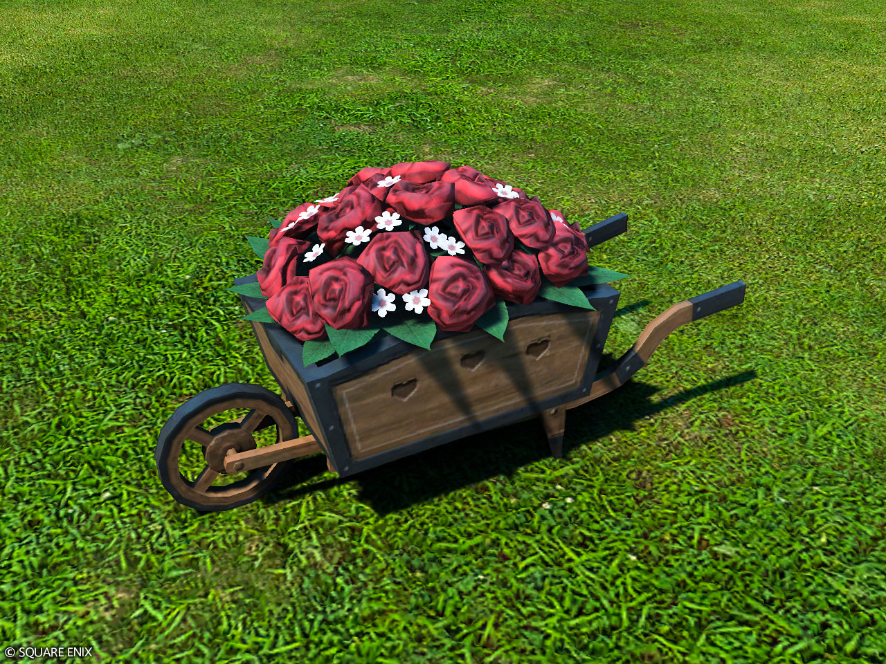 特製玫瑰花手推車