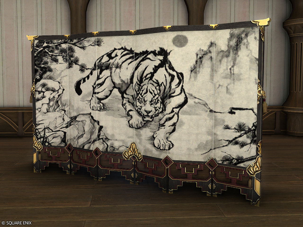 特製東方白虎屏風